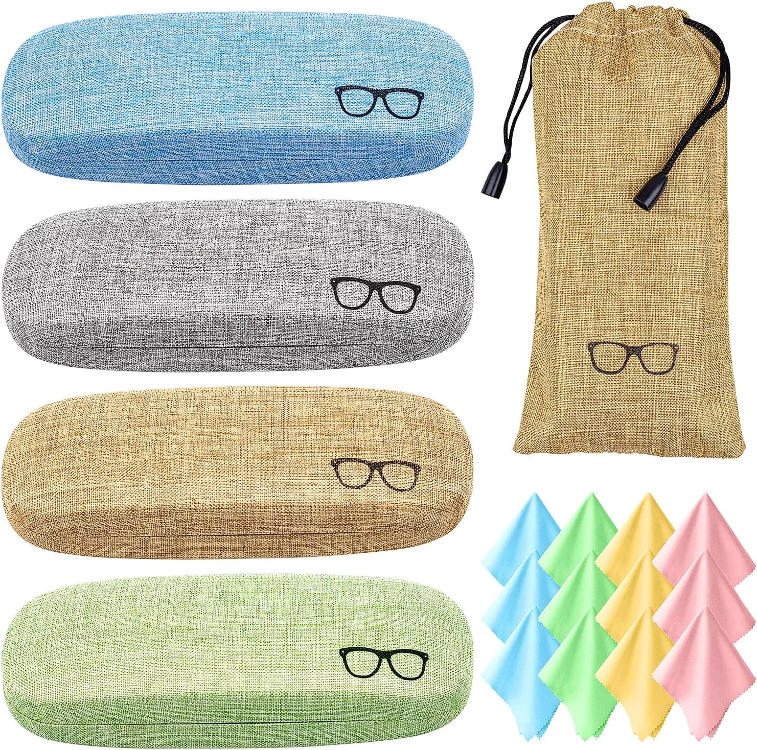 NEW CHRISTIAN DIOR WHITE LARGE ZIPPER AUTHENTIC SUNGLASSES EYEGLASSES CASE ONLY 4