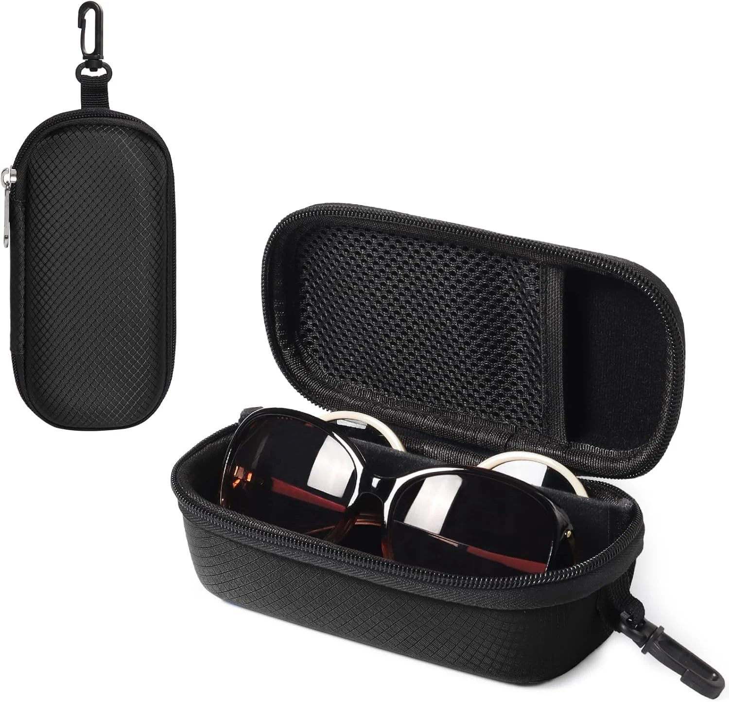 NEW! YALEA Soft Eyeglass Case for Women Coral Sunglasses Case w/ Cloth 4