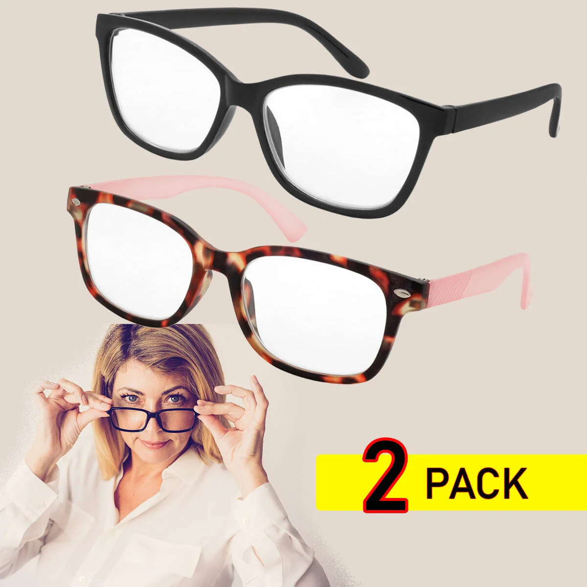 Reading Glasses Cat Eye Women Fashion 3 Pack Readers Style Trendy Eyeglasses New 4
